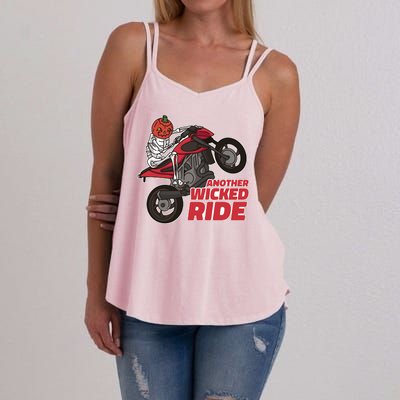 Another Wicked Ride Pumpkin Women's Strappy Tank