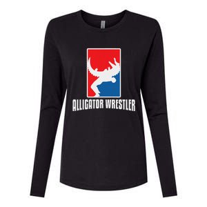 Alligator Wrestler Reptile Party Alligator Womens Cotton Relaxed Long Sleeve T-Shirt