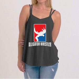 Alligator Wrestler Reptile Party Alligator Women's Strappy Tank