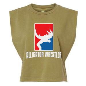 Alligator Wrestler Reptile Party Alligator Garment-Dyed Women's Muscle Tee