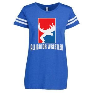 Alligator Wrestler Reptile Party Alligator Enza Ladies Jersey Football T-Shirt