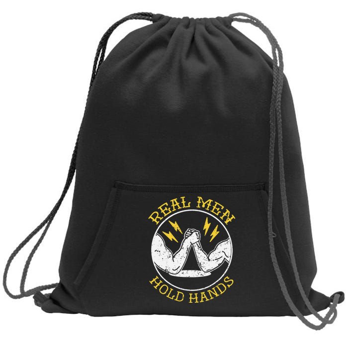  Arm Wrestling Requires Balls Arm Wrestler Arm Wrestling  Sweatshirt Cinch Pack Bag