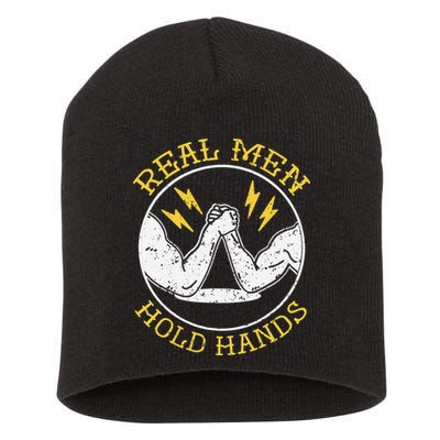 Arm Wrestling Requires Balls Arm Wrestler Arm Wrestling  Short Acrylic Beanie