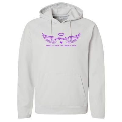 Abuela Wings Rip Performance Fleece Hoodie