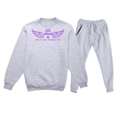 Abuela Wings Rip Premium Crewneck Sweatsuit Set