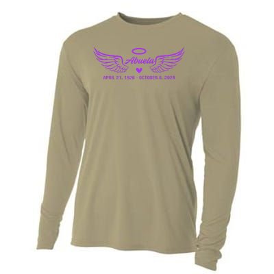 Abuela Wings Rip Cooling Performance Long Sleeve Crew