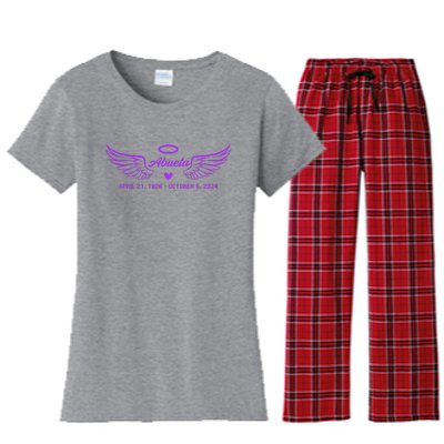 Abuela Wings Rip Women's Flannel Pajama Set