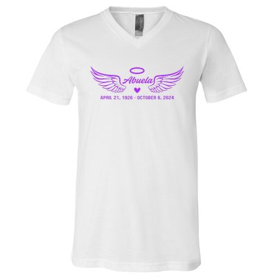 Abuela Wings Rip V-Neck T-Shirt