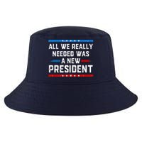 All We Really Needed Was A New President USA Cool Comfort Performance Bucket Hat