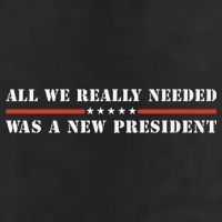 All We Really Needed Was A New President USA Adult Drive Performance Visor