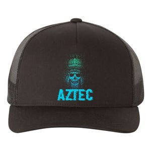 Aztec Warrior Skull Skeleton Archeology Ancient Civilization Yupoong Adult 5-Panel Trucker Hat