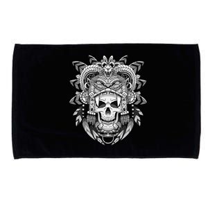 Aztec Warrior Skeleton Mexican Aztec Civilization Microfiber Hand Towel