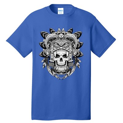 Aztec Warrior Skeleton Mexican Aztec Civilization Tall T-Shirt