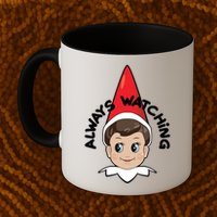 Always Watching Snitches Get Stitches Mug
