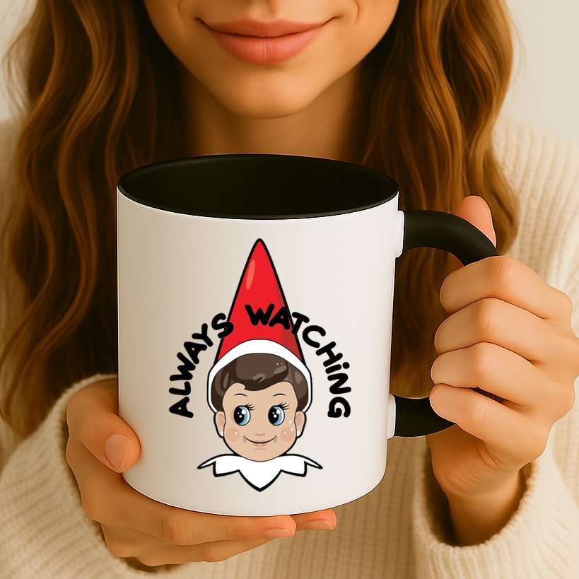 Always Watching Snitches Get Stitches Mug