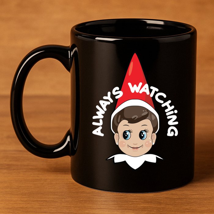 Always Watching Snitches Get Stitches 11oz C Handle Ceramic Mug