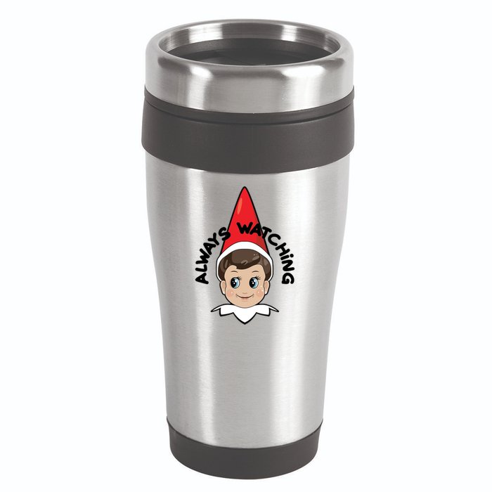 Always Watching Snitches Get Stitches 16oz Travel Tumbler