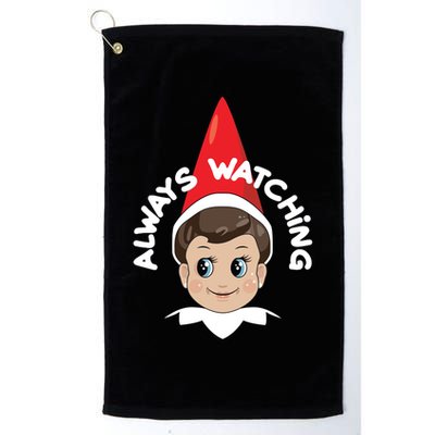 Always Watching Snitches Get Stitches Golf Towel