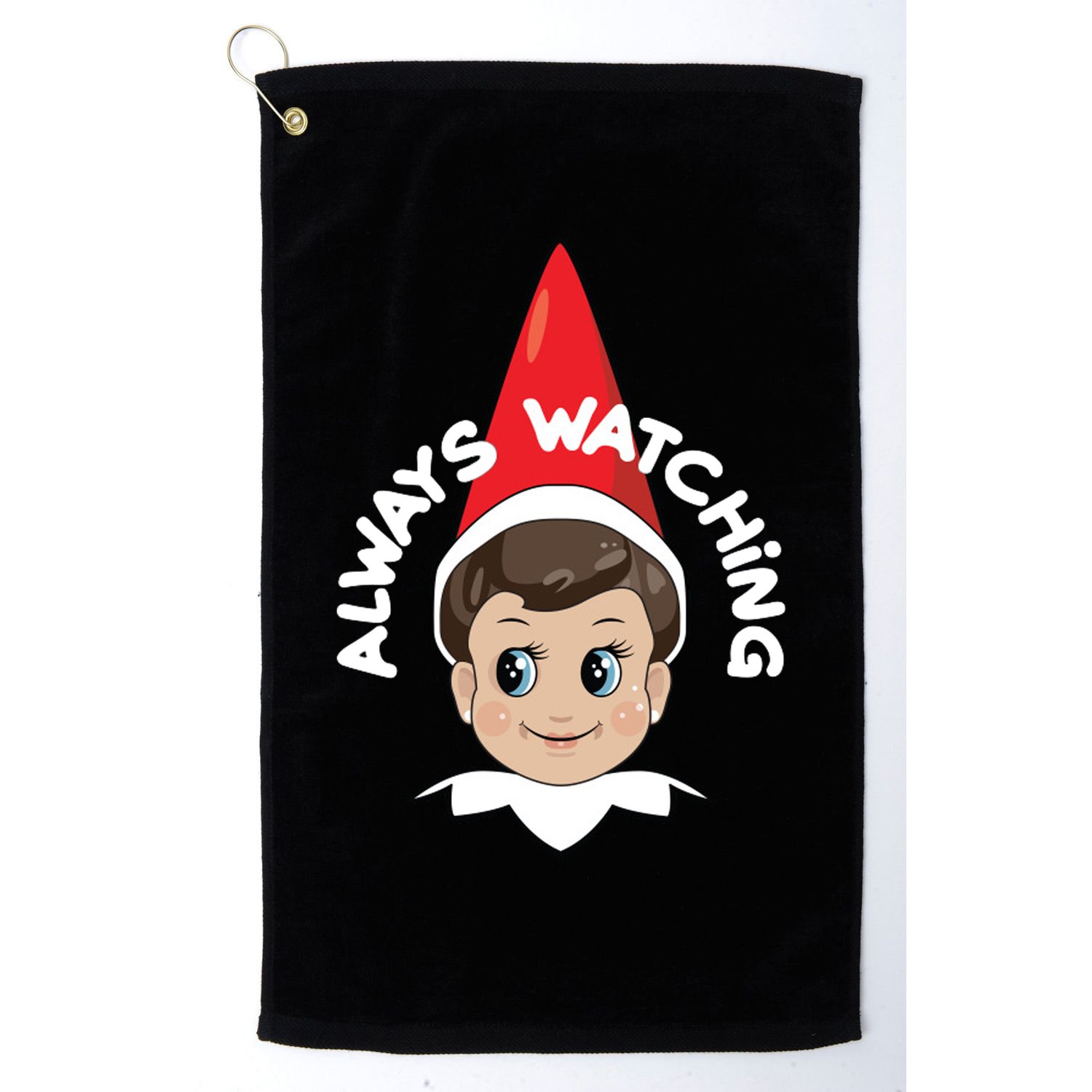 Always Watching Snitches Get Stitches Golf Towel