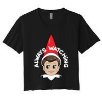 Always Watching Snitches Get Stitches Crop Top