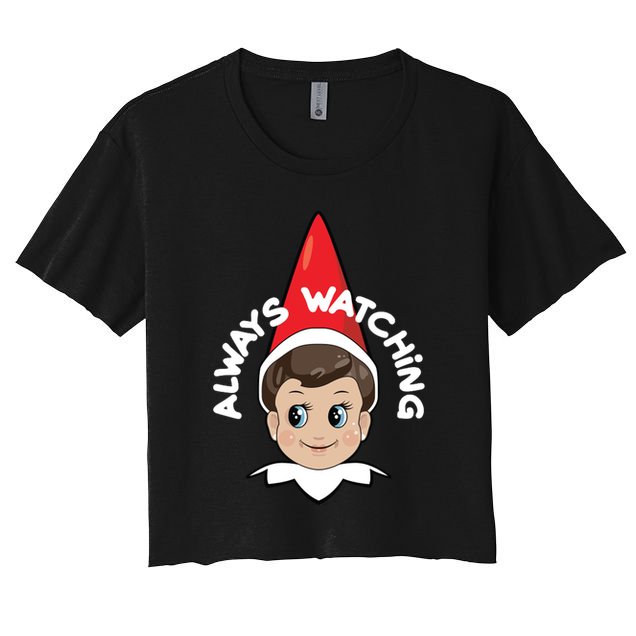 Always Watching Snitches Get Stitches Crop Top