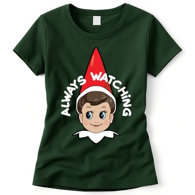 Always Watching Snitches Get Stitches Womens T-Shirt