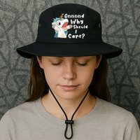 And Why Should I Care? Funny Sarcastic Unicorn Bucket Hat
