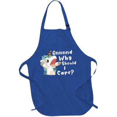 And Why Should I Care? Funny Sarcastic Unicorn Apron