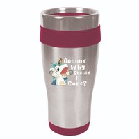 And Why Should I Care? Funny Sarcastic Unicorn 16oz Travel Tumbler