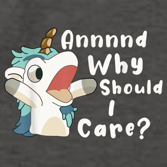 And Why Should I Care? Funny Sarcastic Unicorn Vector Backpack
