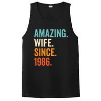 Amazing Wife Since 1986 37th Wedding Anniversary PosiCharge Competitor Tank