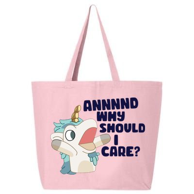 And Why Should I Care Funny Unicorn 25L Jumbo Tote