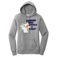 And Why Should I Care Funny Unicorn Women's Pullover Hoodie