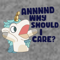 And Why Should I Care Funny Unicorn Baby Bodysuit