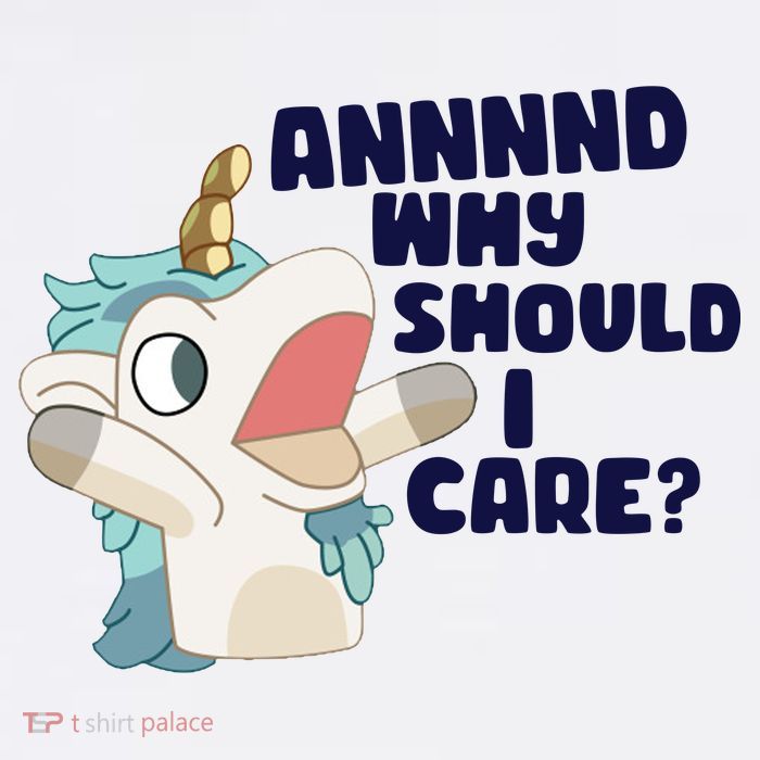 And Why Should I Care Funny Unicorn Sustainable Bucket Hat