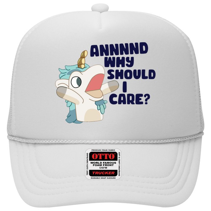 And Why Should I Care Funny Unicorn Hat