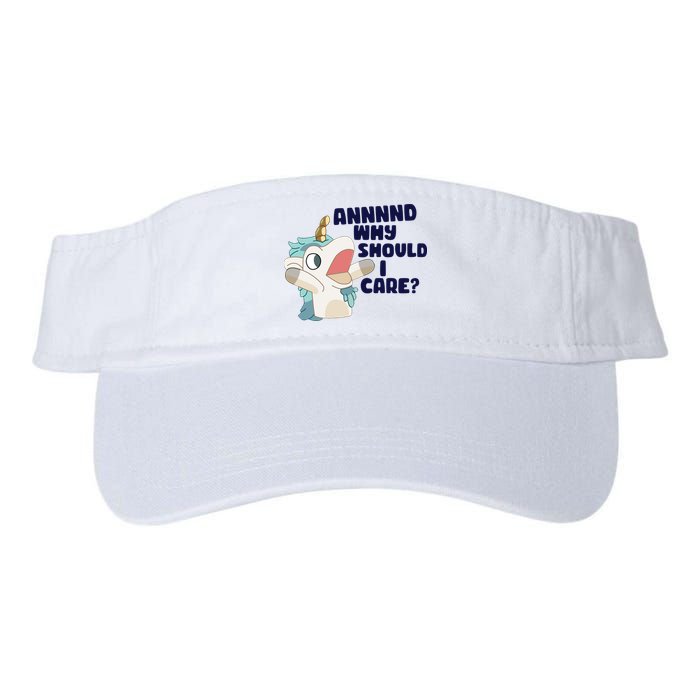 And Why Should I Care Funny Unicorn Visor
