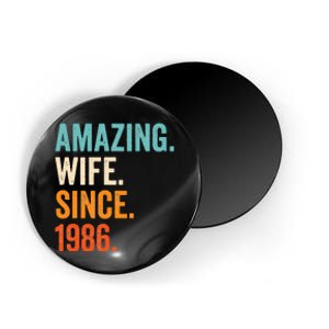 Amazing Wife Since 1986 37th Wedding Anniversary Magnet