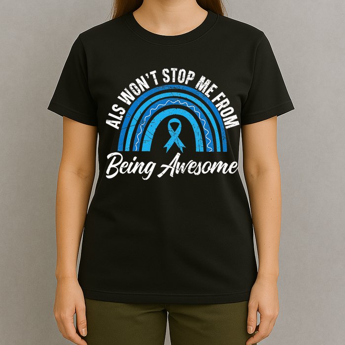 ALS Won't Stop Me From Being Awesome ALS Awareness T-Shirt