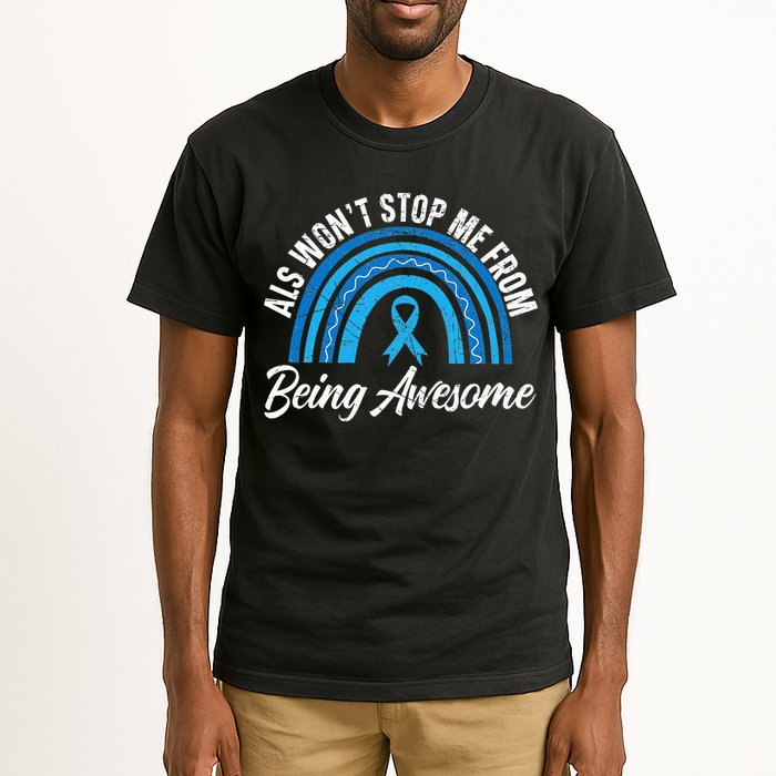 ALS Won't Stop Me From Being Awesome ALS Awareness Tall T-Shirt