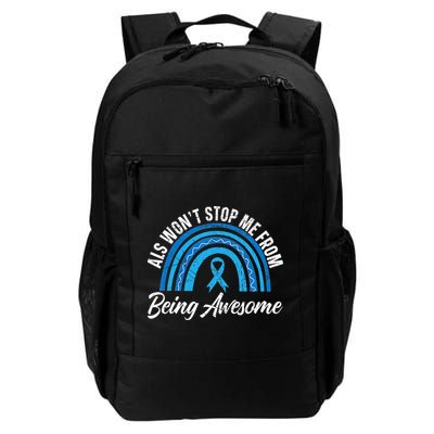 ALS Won't Stop Me From Being Awesome ALS Awareness Backpack