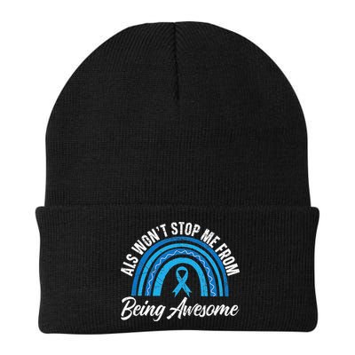 ALS Won't Stop Me From Being Awesome ALS Awareness Beanie