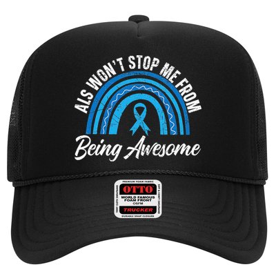 ALS Won't Stop Me From Being Awesome ALS Awareness Trucker Hat