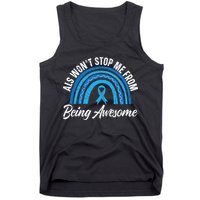 ALS Won't Stop Me From Being Awesome ALS Awareness Tank Top