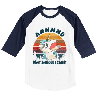 And Why Should I Care Unicorn Lover Baseball Sleeve Shirt