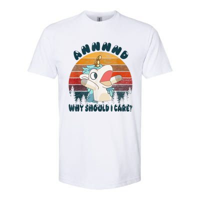 And Why Should I Care Unicorn Lover Softstyle CVC T-Shirt