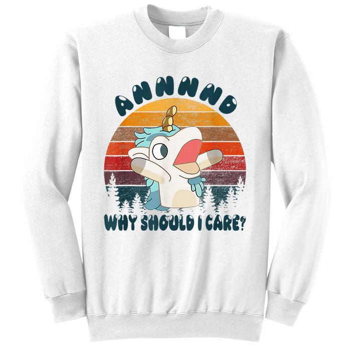 And Why Should I Care Unicorn Lover Sweatshirt