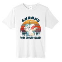 And Why Should I Care Unicorn Lover Tall Fusion ChromaSoft Performance T-Shirt