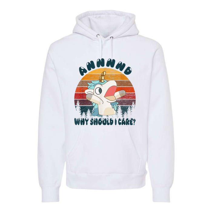 And Why Should I Care Unicorn Lover Premium Hoodie