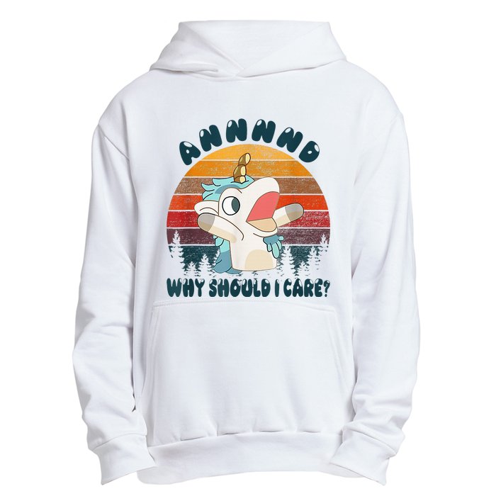 And Why Should I Care Unicorn Lover Urban Pullover Hoodie